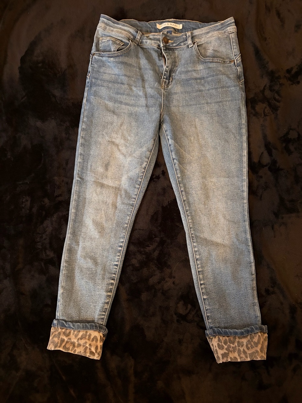 9th & Main Straight Leg Stretch Jeans – Size 14 – Excellent Used Condition